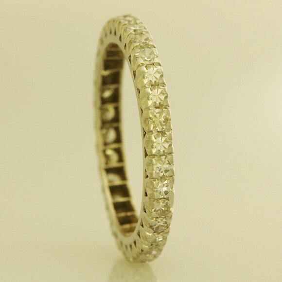 $3250 / NEW / Diamond Eternity Band Ring / 14K Gold / Top quality - Picture 1 of 4